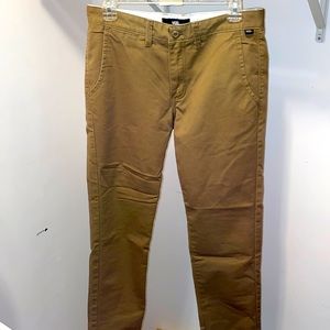 Men’s vans chinos pants khaki